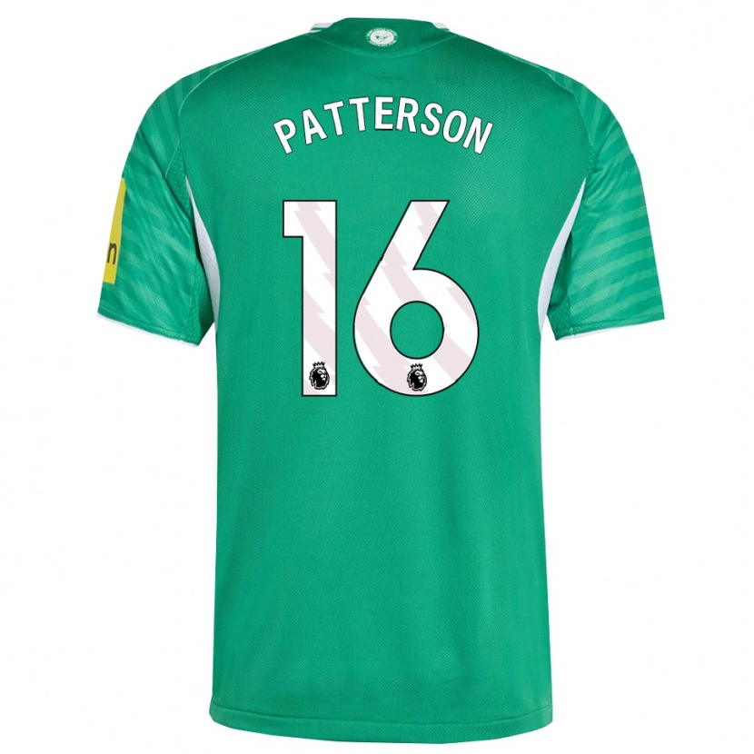 Danxen Kinder Jack Patterson #16 Grün Weiß Auswärtstrikot Trikot 2025/26 T-Shirt Schweiz
