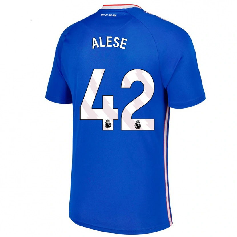 Danxen Kinder Aji Alese #42 Blau Weiß Auswärtstrikot Trikot 2025/26 T-Shirt Schweiz