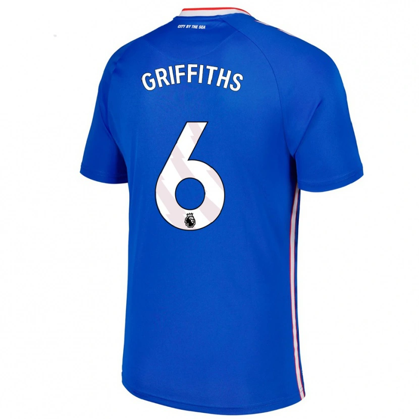 Danxen Kinder Louise Griffiths #6 Blau Weiß Auswärtstrikot Trikot 2025/26 T-Shirt Schweiz