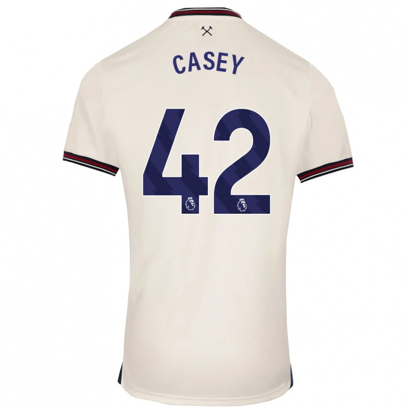 Danxen Kinder Kaelan Casey #42 Creme Weiß Auswärtstrikot Trikot 2025/26 T-Shirt Schweiz