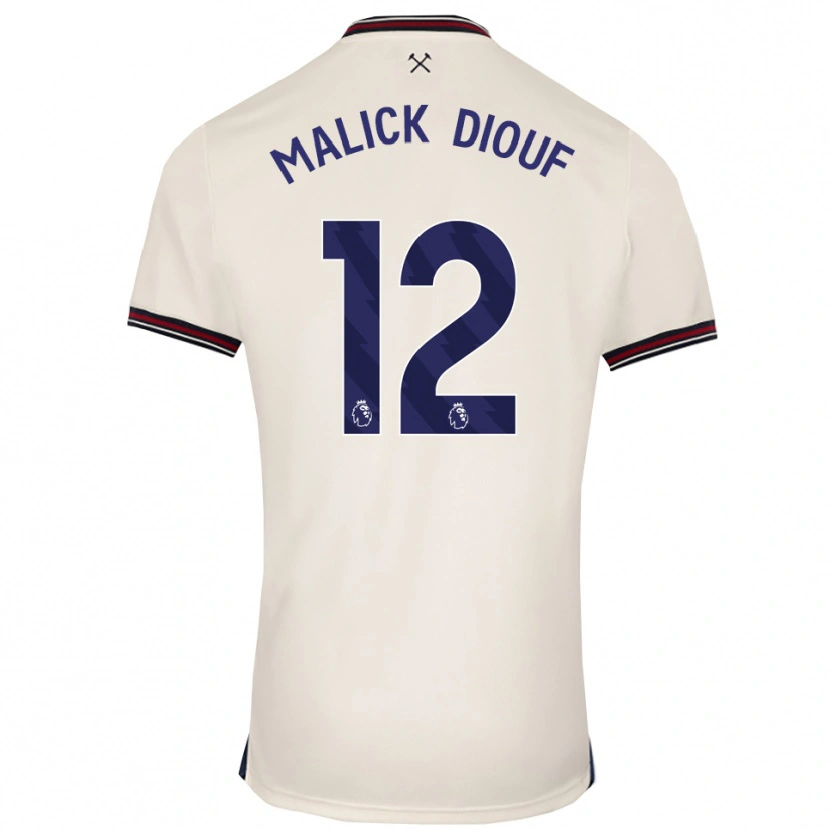 Danxen Kinder El Hadji Malick Diouf #12 Creme Weiß Auswärtstrikot Trikot 2025/26 T-Shirt Schweiz