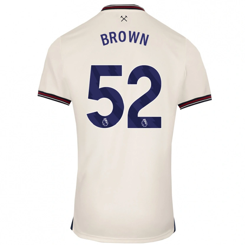 Danxen Kinder Luis Brown #52 Creme Weiß Auswärtstrikot Trikot 2025/26 T-Shirt Schweiz