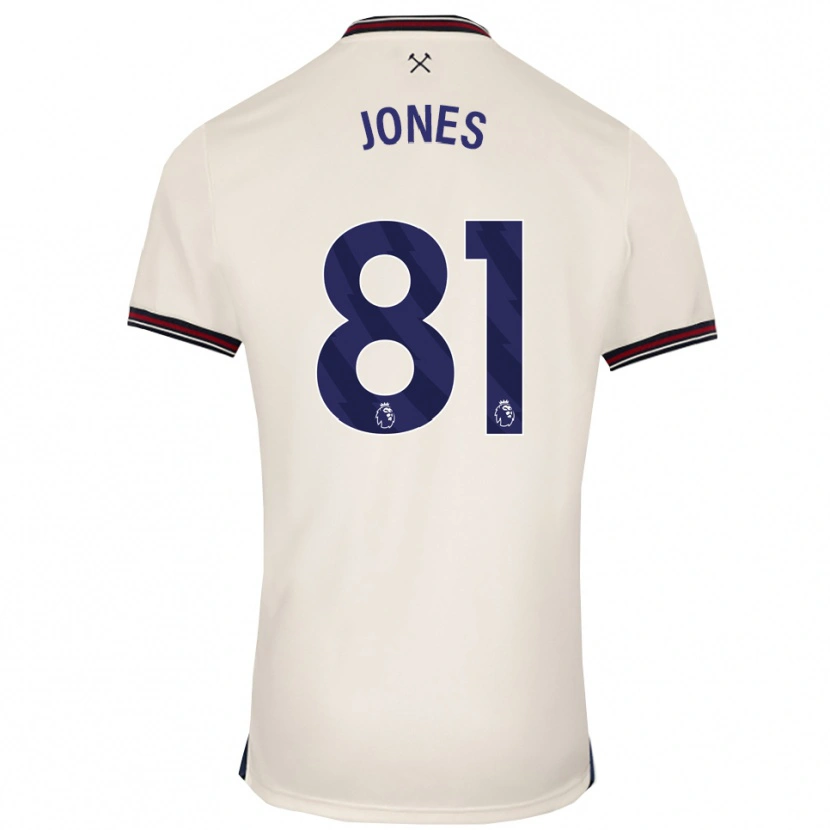 Danxen Kinder Liam Jones #81 Creme Weiß Auswärtstrikot Trikot 2025/26 T-Shirt Schweiz