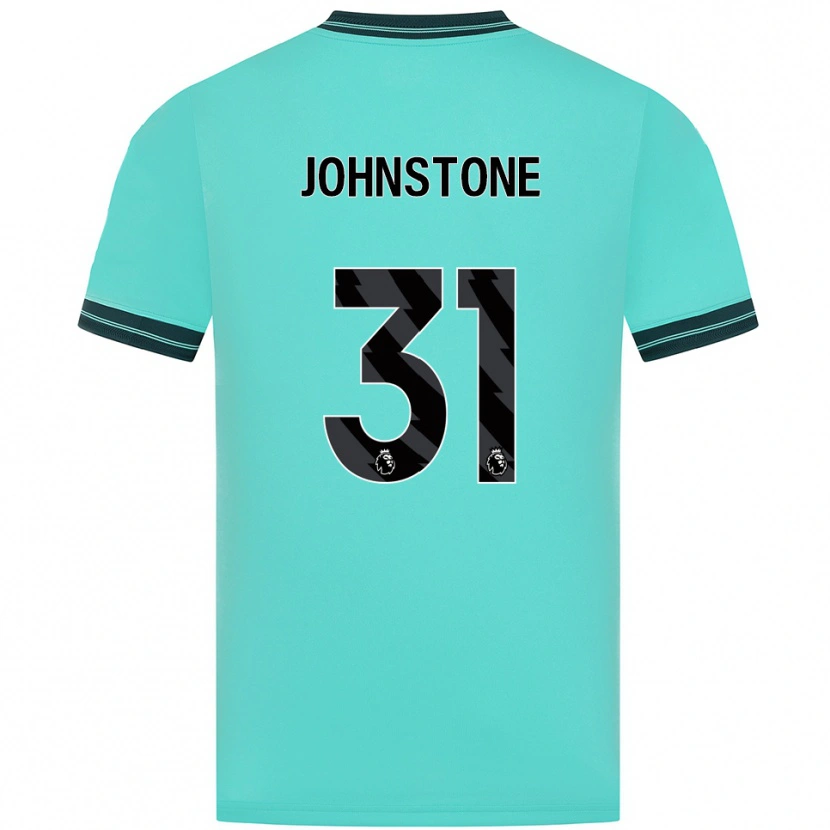 Danxen Kinder Sam Johnstone #31 Himmelblau Grün Auswärtstrikot Trikot 2025/26 T-Shirt Schweiz