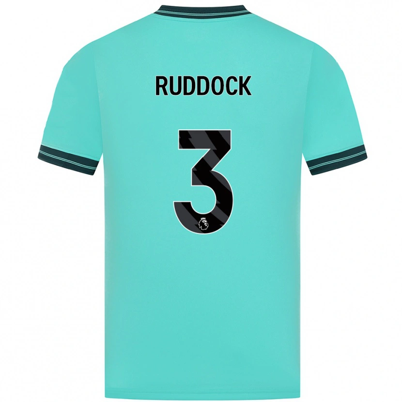 Danxen Kinder Max Ruddock #3 Himmelblau Grün Auswärtstrikot Trikot 2025/26 T-Shirt Schweiz
