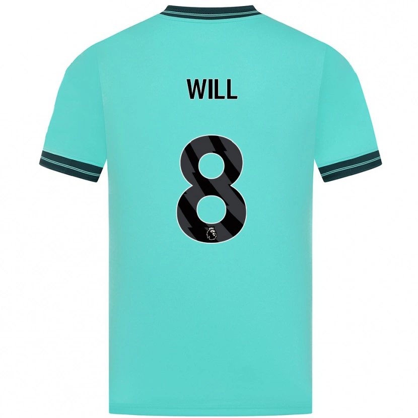 Danxen Kinder Merrick Will #8 Himmelblau Grün Auswärtstrikot Trikot 2025/26 T-Shirt Schweiz