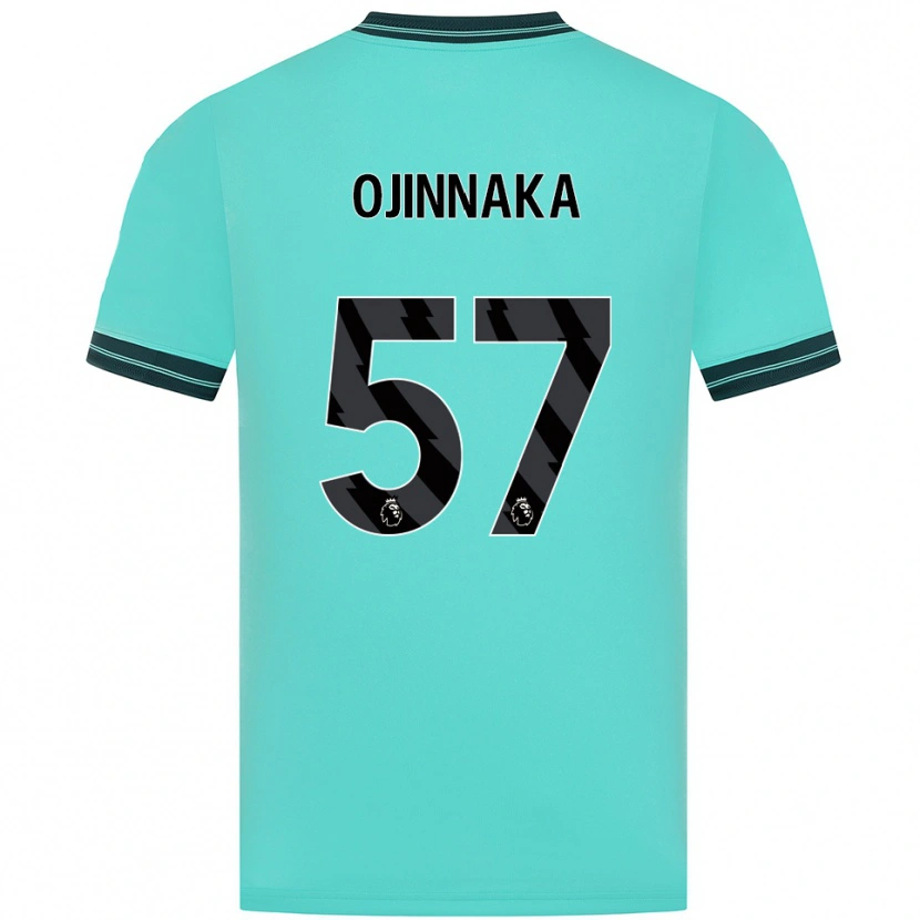 Danxen Kinder Temple Ojinnaka #57 Himmelblau Grün Auswärtstrikot Trikot 2025/26 T-Shirt Schweiz
