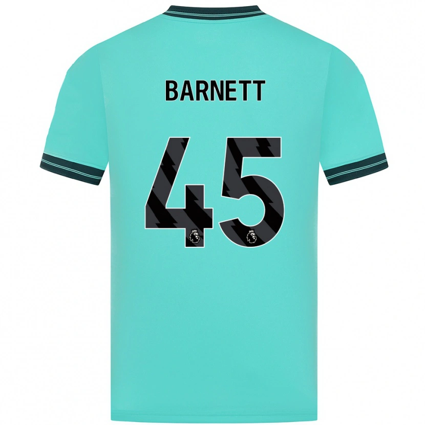 Danxen Kinder Ty Barnett #45 Himmelblau Grün Auswärtstrikot Trikot 2025/26 T-Shirt Schweiz