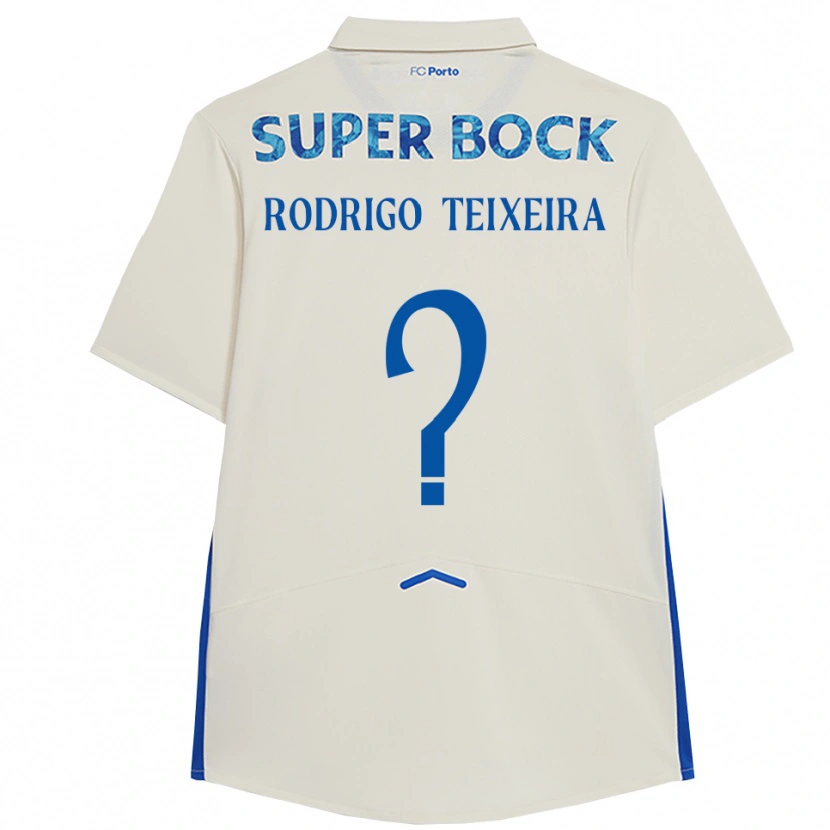 Danxen Kinder Rodrigo Teixeira #0 Weiß Blau Ausweichtrikot Trikot 2025/26 T-Shirt Schweiz