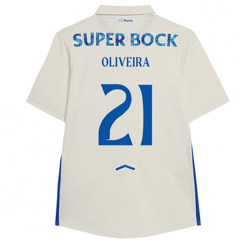 Danxen Kinder Gonçalo Oliveira #21 Weiß Blau Ausweichtrikot Trikot 2025/26 T-Shirt Schweiz