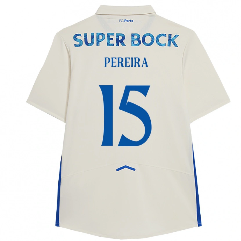 Danxen Kinder Yoan Pereira #15 Weiß Blau Ausweichtrikot Trikot 2025/26 T-Shirt Schweiz