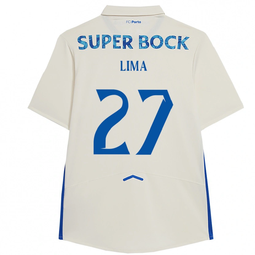 Danxen Kinder Cláudia Lima #27 Weiß Blau Ausweichtrikot Trikot 2025/26 T-Shirt Schweiz