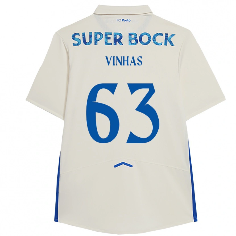 Danxen Kinder David Vinhas #63 Weiß Blau Ausweichtrikot Trikot 2025/26 T-Shirt Schweiz