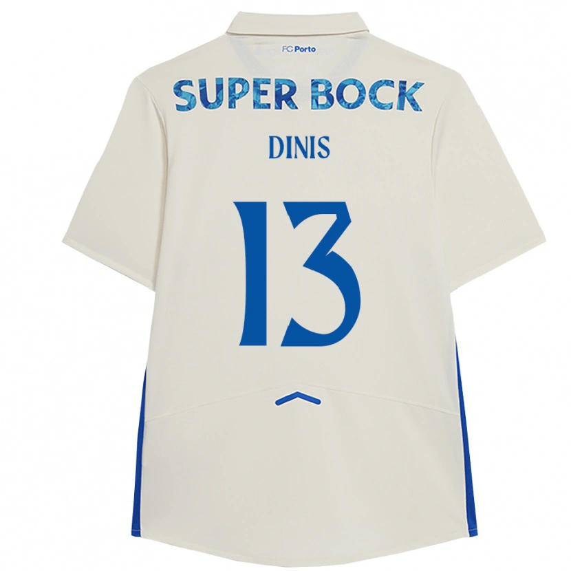Danxen Kinder Vasco Dinis #13 Weiß Blau Ausweichtrikot Trikot 2025/26 T-Shirt Schweiz