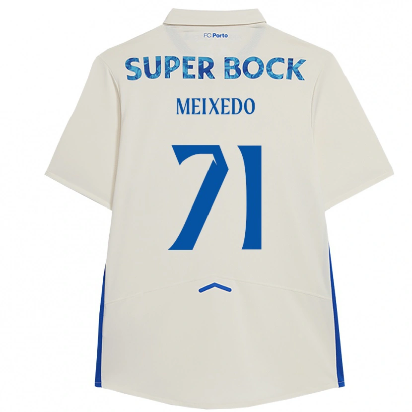 Danxen Kinder Francisco Meixedo #71 Weiß Blau Ausweichtrikot Trikot 2025/26 T-Shirt Schweiz