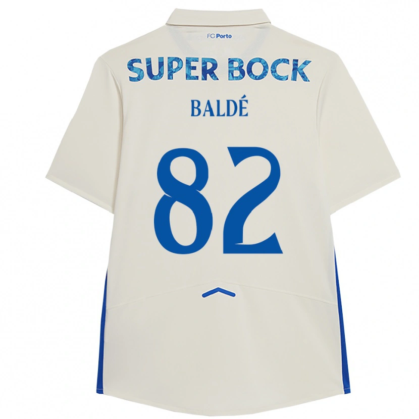 Danxen Kinder Alfa Baldé #82 Weiß Blau Ausweichtrikot Trikot 2025/26 T-Shirt Schweiz