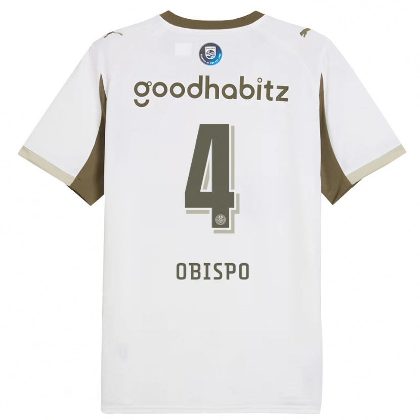 Danxen Kinder Armando Obispo #4 Weiß Grau Ausweichtrikot Trikot 2025/26 T-Shirt Schweiz