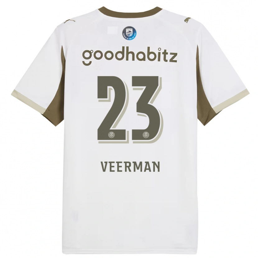 Danxen Kinder Joey Veerman #23 Weiß Grau Ausweichtrikot Trikot 2025/26 T-Shirt Schweiz