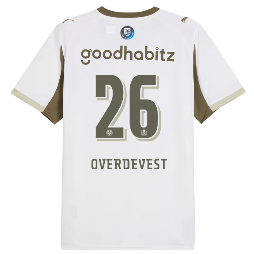 Danxen Kinder Marco Overdevest #26 Weiß Grau Ausweichtrikot Trikot 2025/26 T-Shirt Schweiz