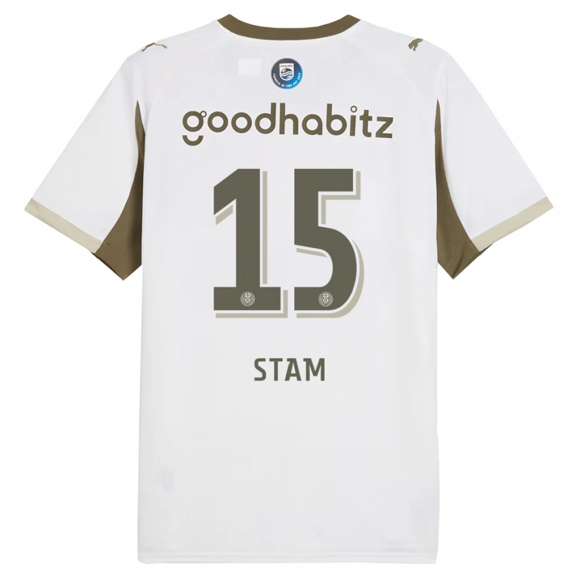 Danxen Kinder Dyran Stam #15 Weiß Grau Ausweichtrikot Trikot 2025/26 T-Shirt Schweiz