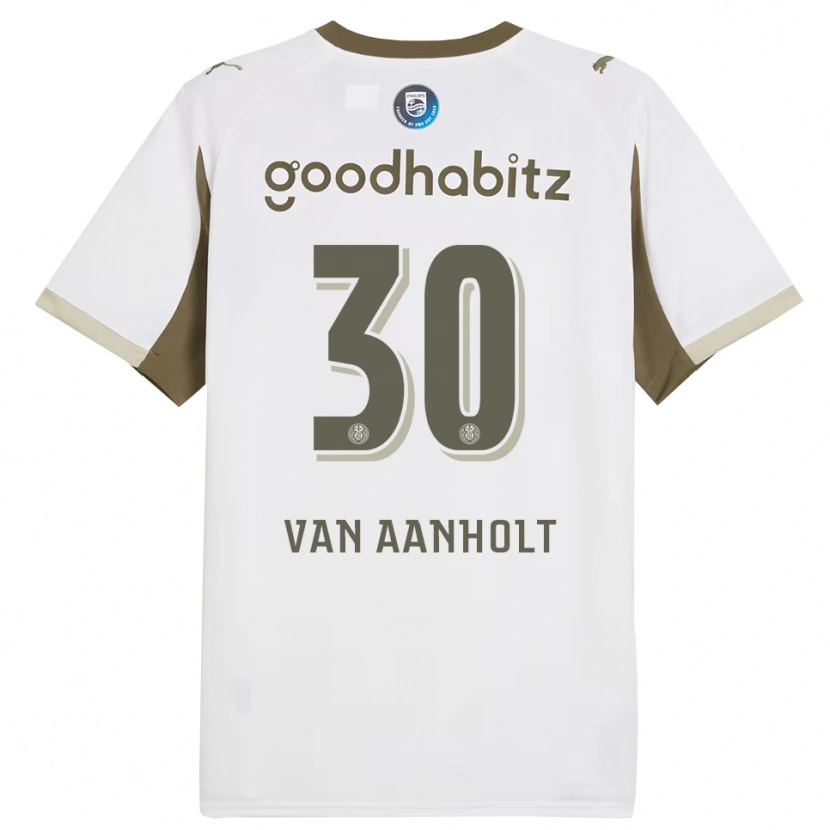 Danxen Kinder Patrick Van Aanholt #30 Weiß Grau Ausweichtrikot Trikot 2025/26 T-Shirt Schweiz
