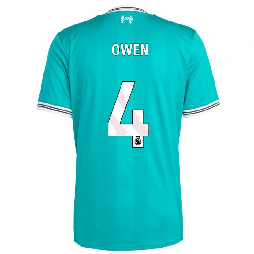 Danxen Kinder Harvey Owen #4 Grün Weiß Ausweichtrikot Trikot 2025/26 T-Shirt Schweiz