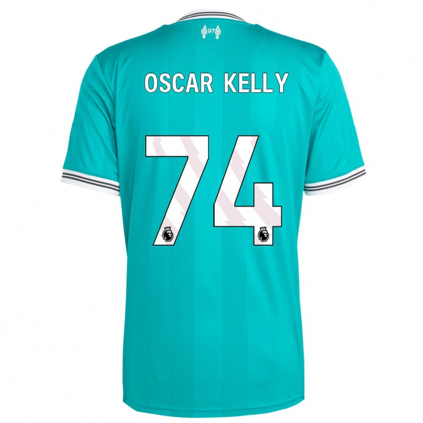 Danxen Kinder Oscar Kelly #74 Grün Weiß Ausweichtrikot Trikot 2025/26 T-Shirt Schweiz