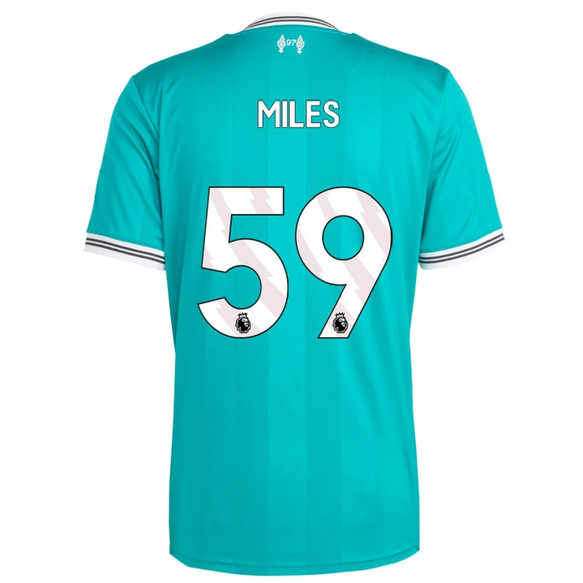 Danxen Kinder Terence Miles #59 Grün Weiß Ausweichtrikot Trikot 2025/26 T-Shirt Schweiz
