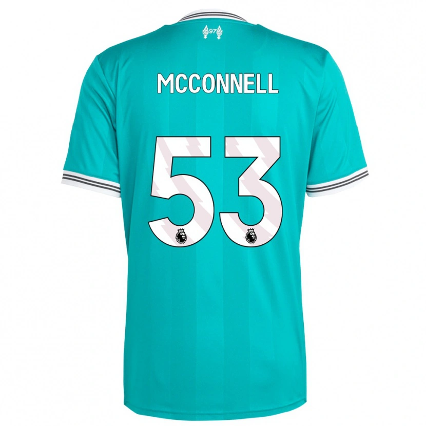 Danxen Kinder James Mcconnell #53 Grün Weiß Ausweichtrikot Trikot 2025/26 T-Shirt Schweiz