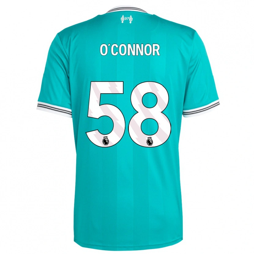 Danxen Kinder Oliver O'connor #58 Grün Weiß Ausweichtrikot Trikot 2025/26 T-Shirt Schweiz