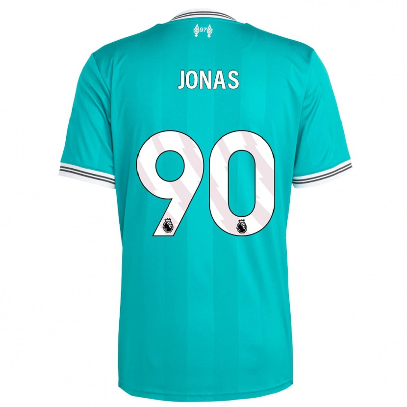 Danxen Kinder Lee Jonas #90 Grün Weiß Ausweichtrikot Trikot 2025/26 T-Shirt Schweiz