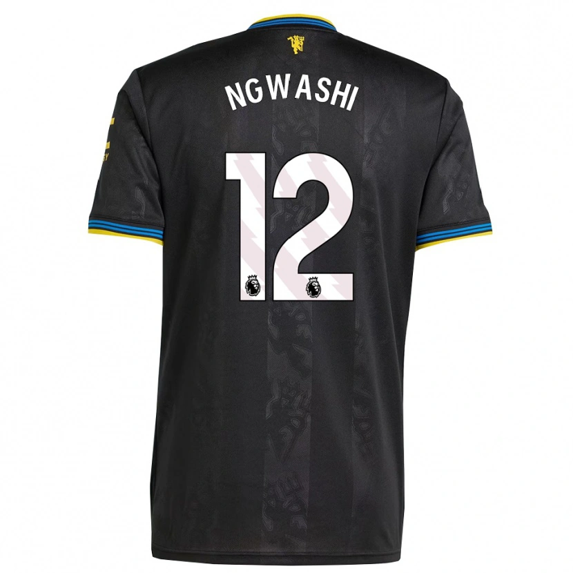 Danxen Kinder Jayden Ngwashi #12 Schwarz Gelb Blau Ausweichtrikot Trikot 2025/26 T-Shirt Schweiz
