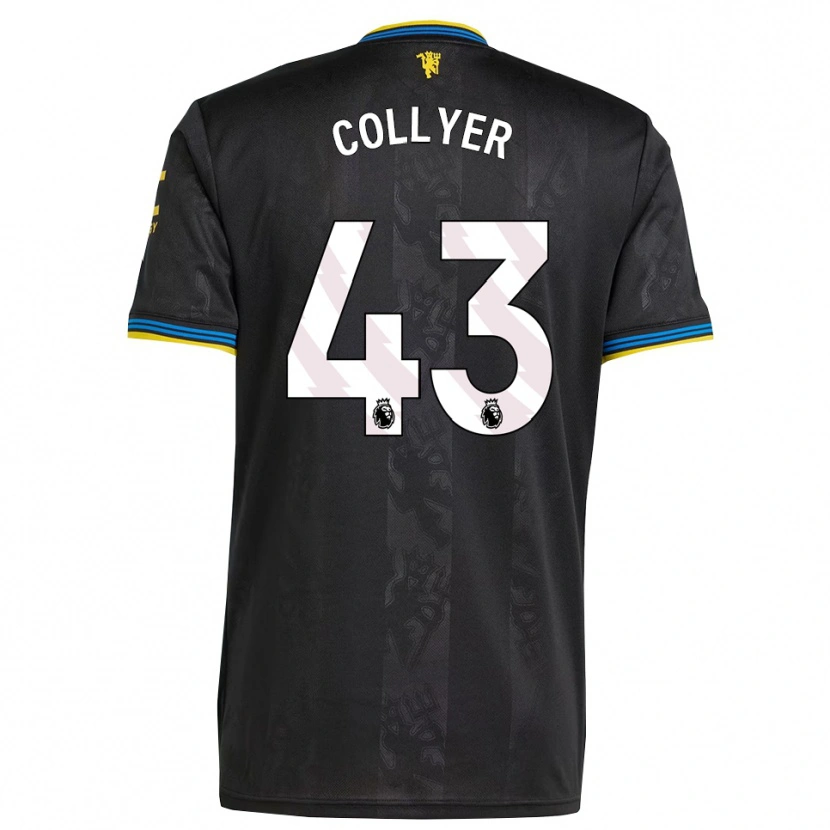 Danxen Kinder Toby Collyer #43 Schwarz Gelb Blau Ausweichtrikot Trikot 2025/26 T-Shirt Schweiz