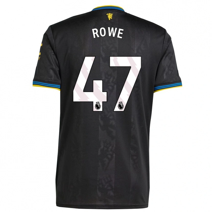 Danxen Kinder Tommy Rowe #47 Schwarz Gelb Blau Ausweichtrikot Trikot 2025/26 T-Shirt Schweiz