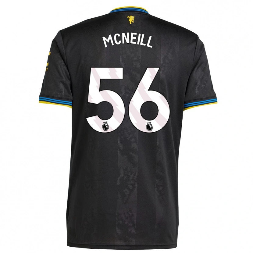 Danxen Kinder Charlie Mcneill #56 Schwarz Gelb Blau Ausweichtrikot Trikot 2025/26 T-Shirt Schweiz
