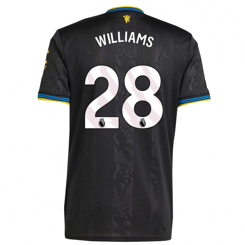 Danxen Kinder Rachel Williams #28 Schwarz Gelb Blau Ausweichtrikot Trikot 2025/26 T-Shirt Schweiz