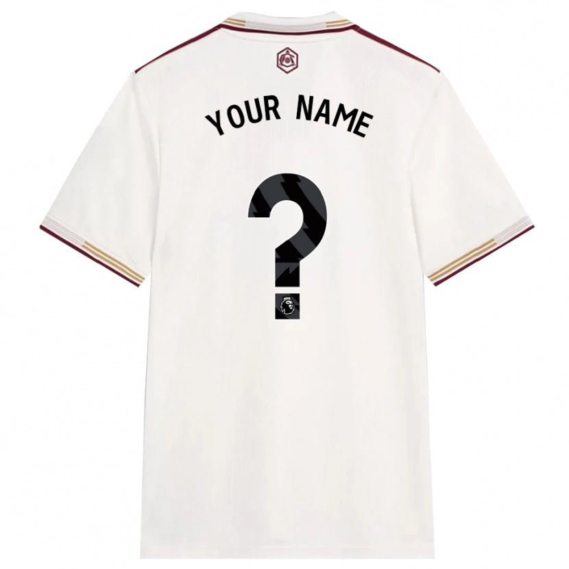 Danxen Kinder Ihren Namen #0 Creme Weiß Burgunderrot Ausweichtrikot Trikot 2025/26 T-Shirt Schweiz