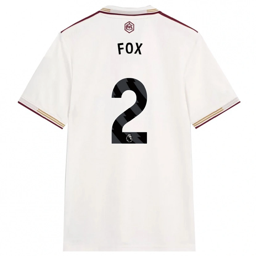 Danxen Kinder Emily Fox #2 Creme Weiß Burgunderrot Ausweichtrikot Trikot 2025/26 T-Shirt Schweiz
