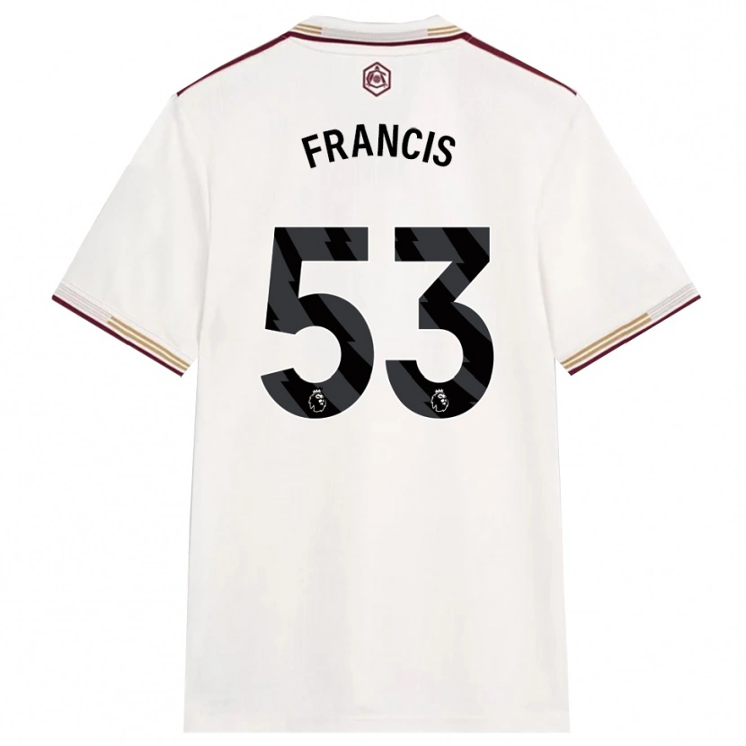 Danxen Kinder Jack Henry Francis #53 Creme Weiß Burgunderrot Ausweichtrikot Trikot 2025/26 T-Shirt Schweiz