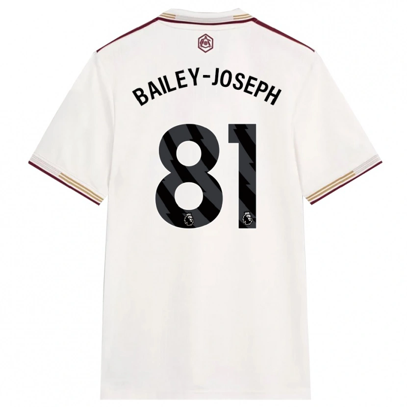 Danxen Kinder Brando Bailey-Joseph #81 Creme Weiß Burgunderrot Ausweichtrikot Trikot 2025/26 T-Shirt Schweiz