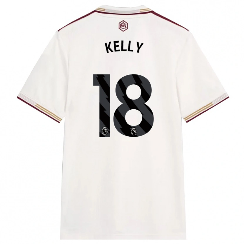 Danxen Kinder Chloe Kelly #18 Creme Weiß Burgunderrot Ausweichtrikot Trikot 2025/26 T-Shirt Schweiz