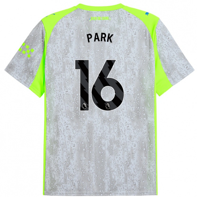 Danxen Kinder Jess Park #16 Grau Gelb Ausweichtrikot Trikot 2025/26 T-Shirt Schweiz