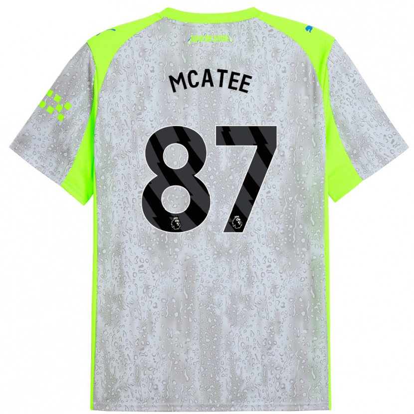 Danxen Kinder James Mcatee #87 Grau Gelb Ausweichtrikot Trikot 2025/26 T-Shirt Schweiz