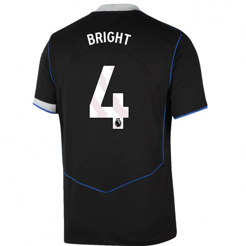 Danxen Kinder Millie Bright #4 Schwarz Blau Silber Ausweichtrikot Trikot 2025/26 T-Shirt Schweiz