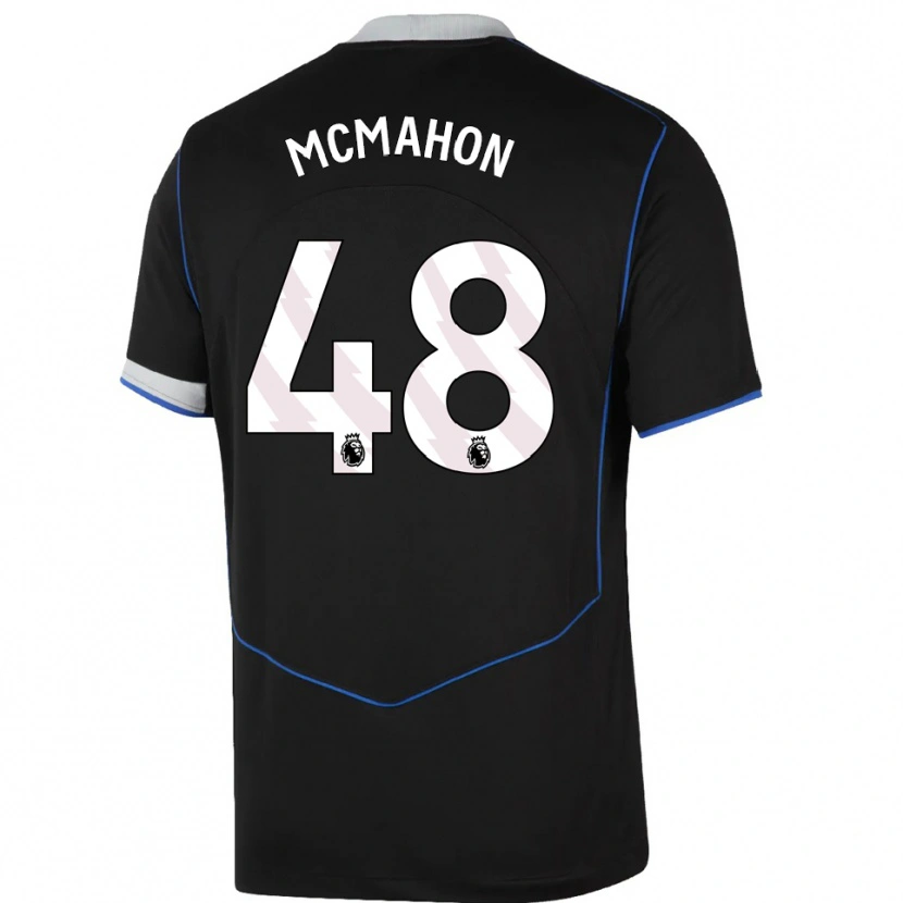 Danxen Kinder Harrison Mcmahon #48 Schwarz Blau Silber Ausweichtrikot Trikot 2025/26 T-Shirt Schweiz