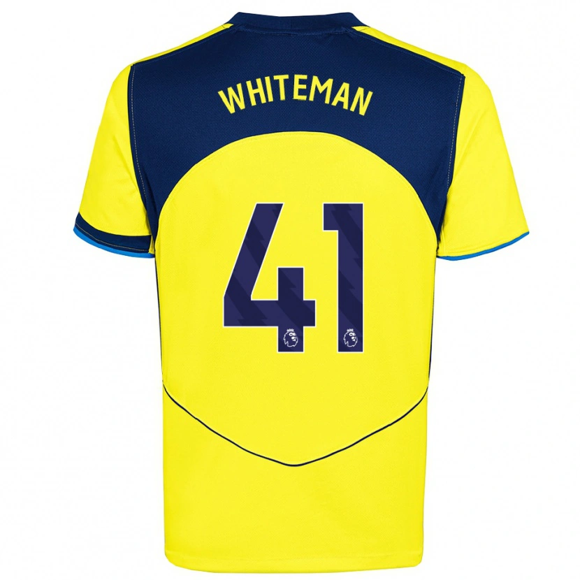 Danxen Kinder Alfie Whiteman #41 Gelb Marineblau Ausweichtrikot Trikot 2025/26 T-Shirt Schweiz