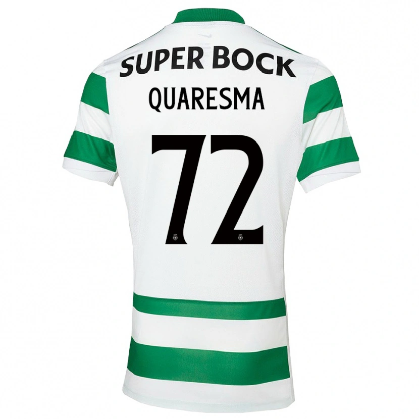 Danxen Herren Eduardo Quaresma #72 Grün Weiß Heimtrikot Trikot 2025/26 T-Shirt Schweiz