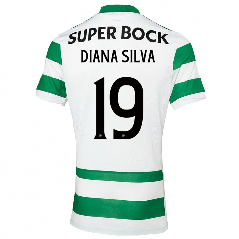 Danxen Herren Diana Micaela Abreu De Sousa E Silva #19 Grün Weiß Heimtrikot Trikot 2025/26 T-Shirt Schweiz