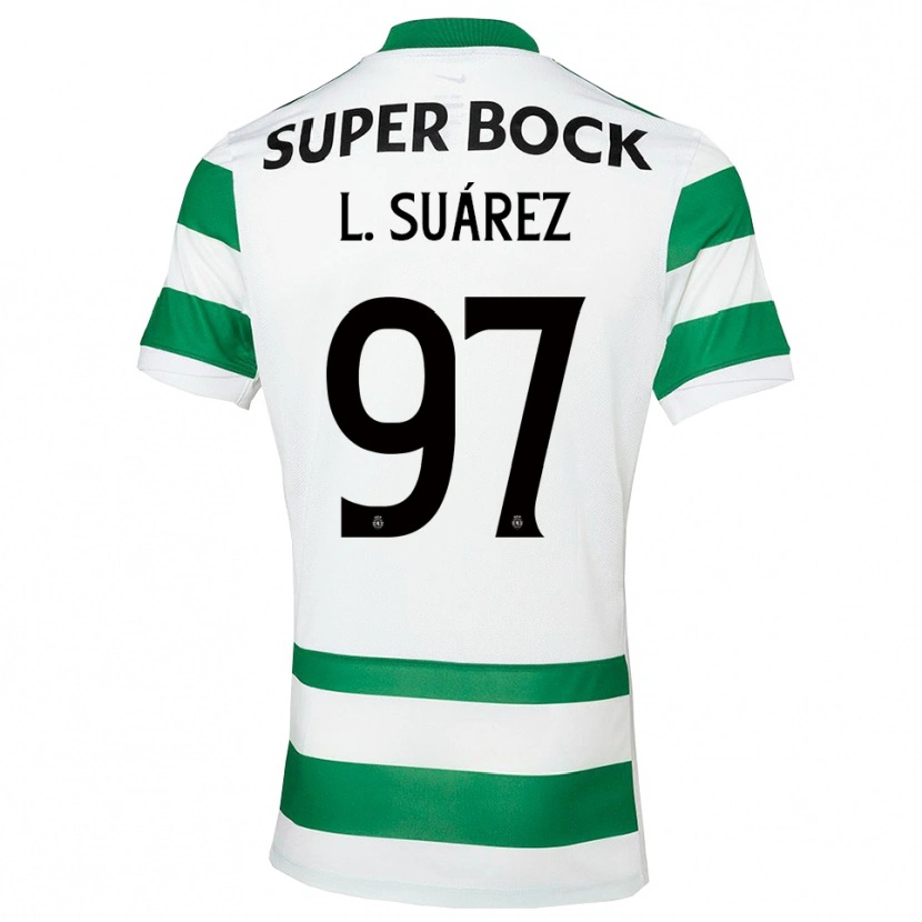 Danxen Herren Luis Suárez #97 Grün Weiß Heimtrikot Trikot 2025/26 T-Shirt Schweiz