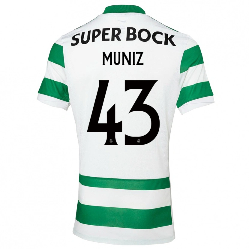Danxen Herren João Muniz #43 Grün Weiß Heimtrikot Trikot 2025/26 T-Shirt Schweiz